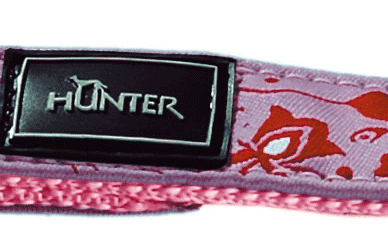90_2 Rosafarbenes Hundegeschirr mit Blumenmuster und strapazierfähigem Material für Komfort und Stil.
